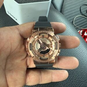 G-Shock woman’s rose gold watch